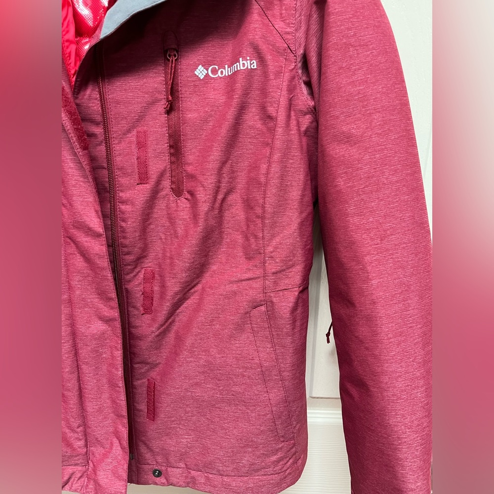 Columbia interchange 3 in 1 ski jacket women XS - Picture 3 of 8